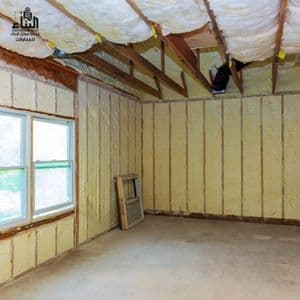 عزل الجدران 